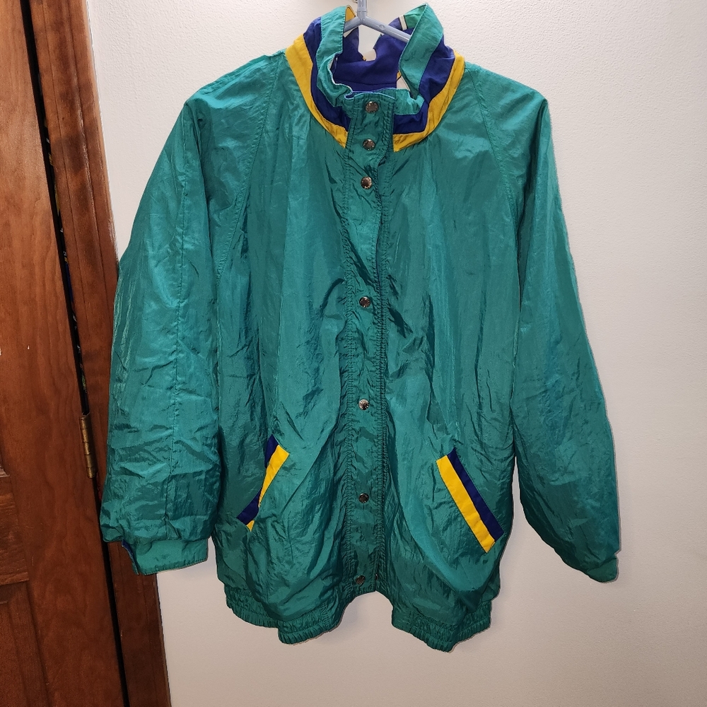 Vintage 80s coastal wind breaker jacket